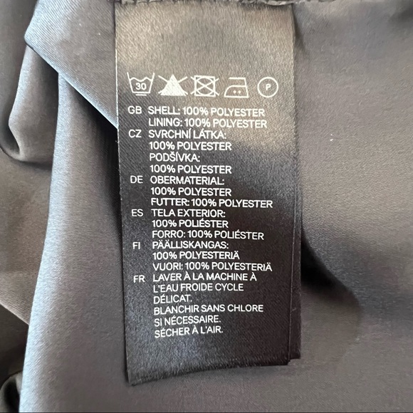 H&M Grey Black Sleeveless Dress Sz 14 B1/29 - Picture 10 of 14